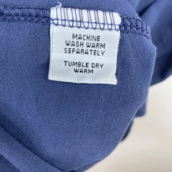 Cut Loose Tunic XL Short Sleeve Mini Dress Navy Lagenlook Boho Beach Lightweight - Picture 5 of 8